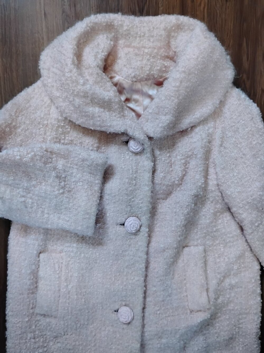 Vintage Pea Coat Pink